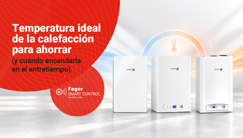 Temperatura ideal de la calefacción para ahorrar: calderas Fagor con Smart Control y termómetro